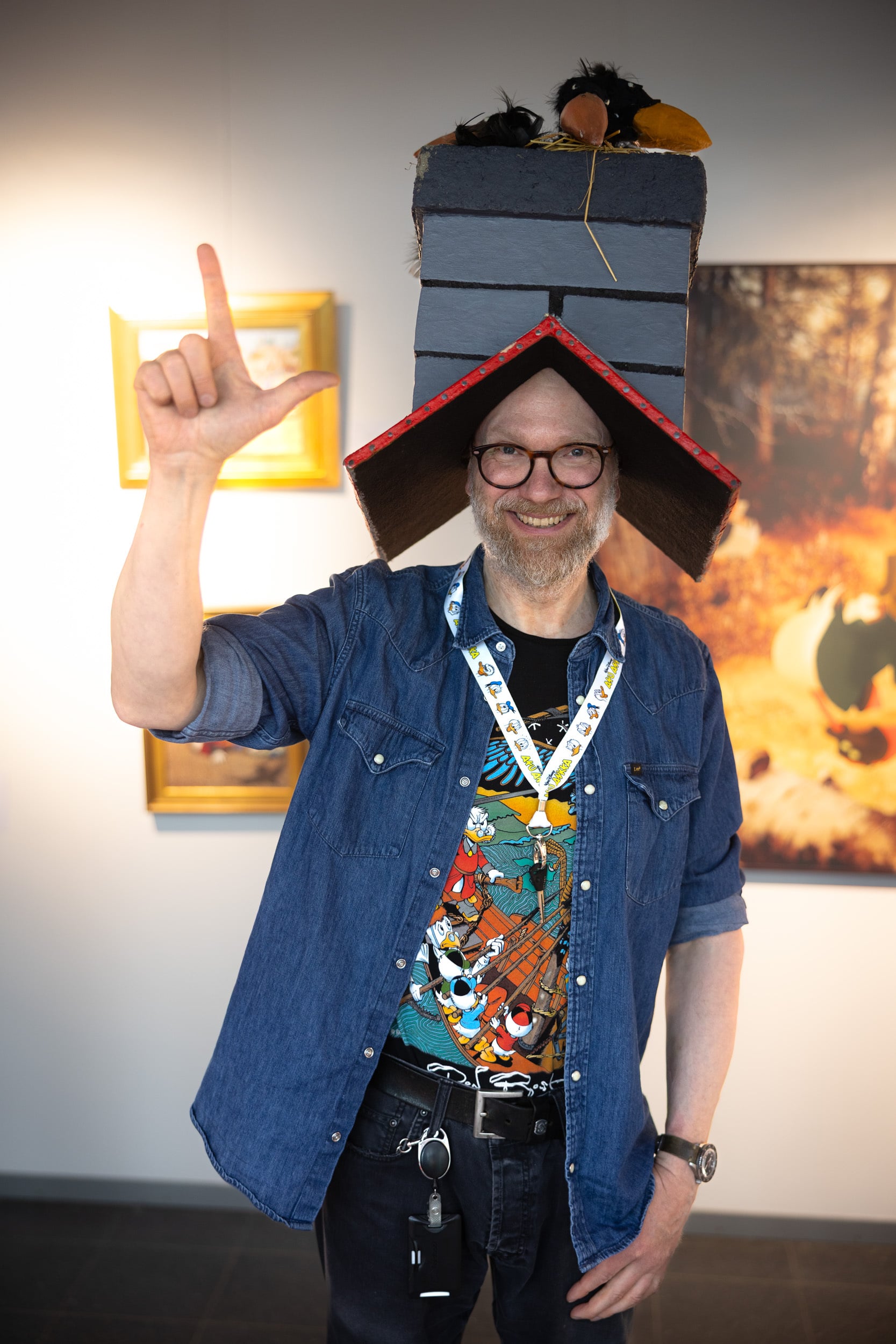 Aki Hyyppä puki päällensä Pelle Pelottoman mietintämyssyn.